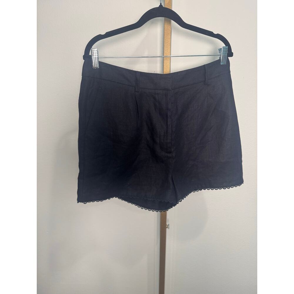 Reiss | Raffia Linen Shorts - Picture 5 of 11